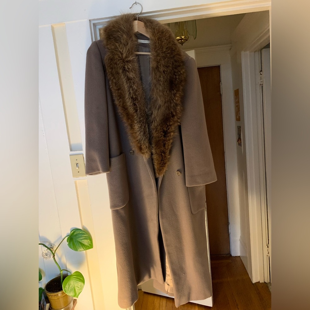 Perry Ellis Fur Coat